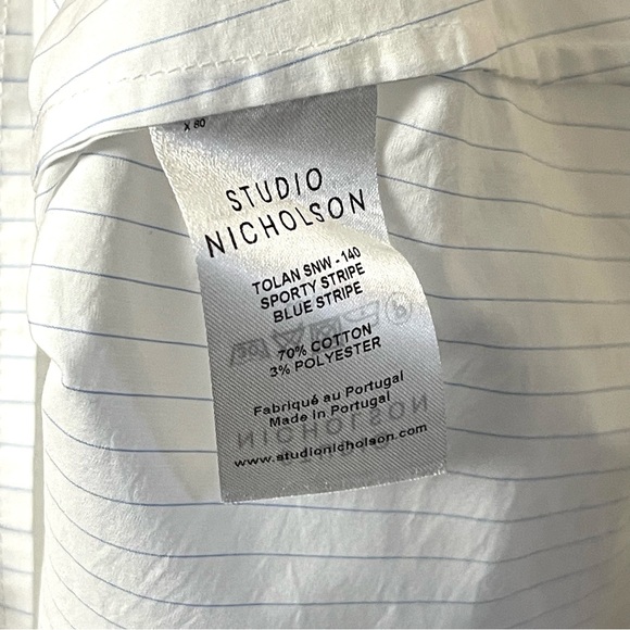 Studio Nicholson Tolan Stripe Top - Picture 12 of 13